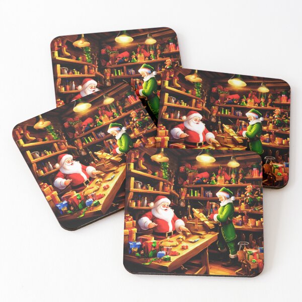 Item preview, Elves in the Workshop designed and sold by Zofia Sosnecka.