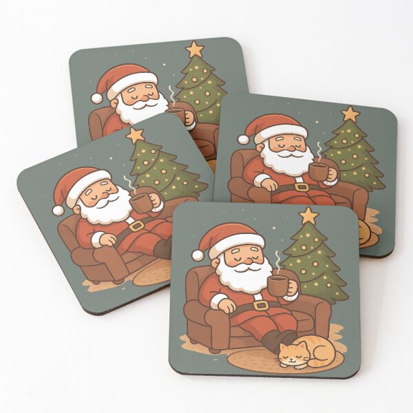 Item preview, Santa’s Coffee Brea designed and sold by Fashion For You.