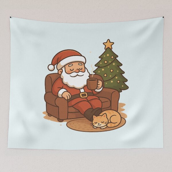 Item preview, Santa’s Coffee Brea designed and sold by Fashion For You.