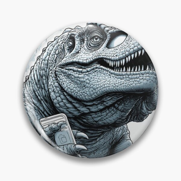Item preview, T-Rex Using Smartphones in the Jungle designed and sold by YAM716.