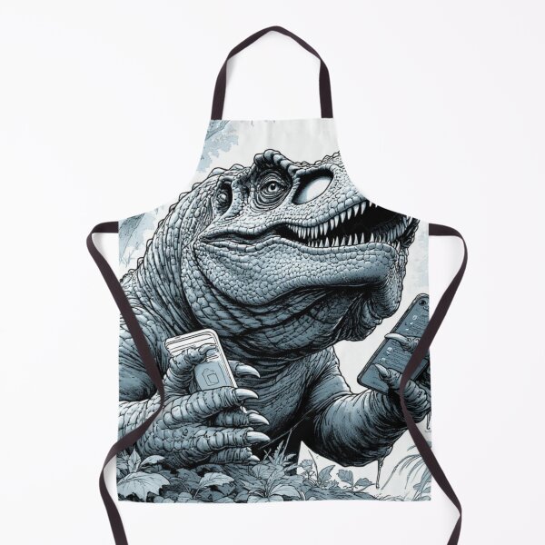 Item preview, T-Rex Using Smartphones in the Jungle designed and sold by YAM716.