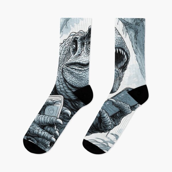 Item preview, T-Rex Using Smartphones in the Jungle designed and sold by YAM716.