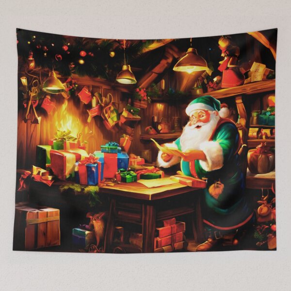 Item preview, Elves in the Workshop designed and sold by Zofia Sosnecka.