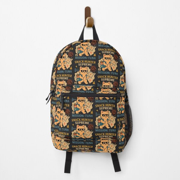 Item preview, Snack Hunter Supreme – Tuna Mission Cat Design designed and sold by SanPedroArt.