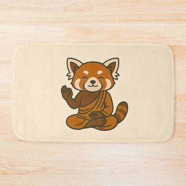 Item preview,  Cute Zen Animal Meditation Buddha Art: Red Panda designed and sold by PinUpPizzazz.