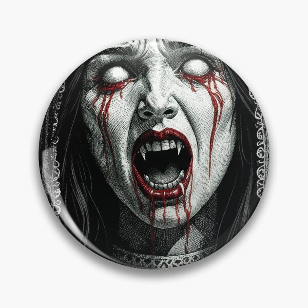 Item preview, Gothic Vampire's Lament - Crying Blood Horror Art designed and sold by Arcaucil.