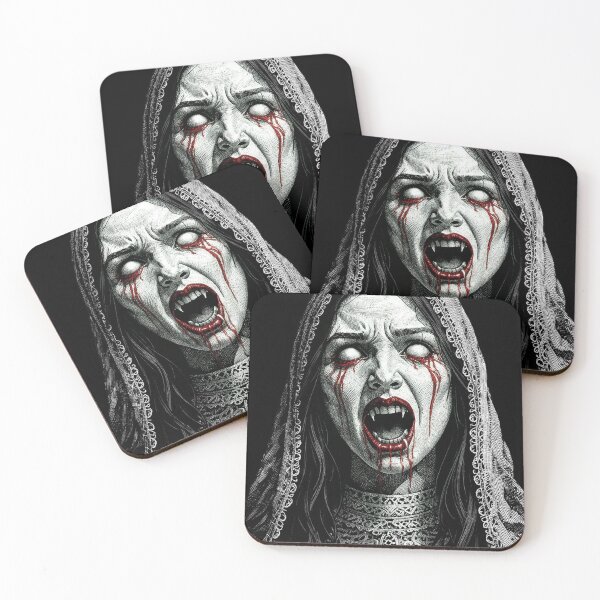 Item preview, Gothic Vampire's Lament - Crying Blood Horror Art designed and sold by Arcaucil.