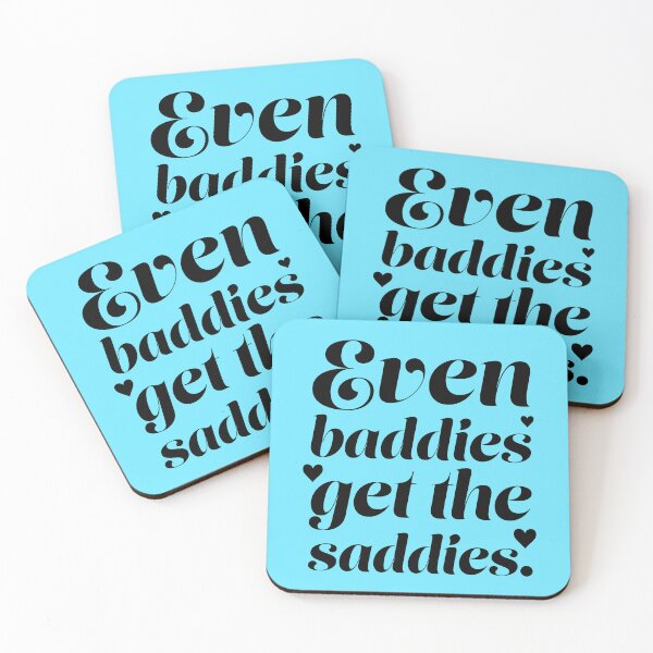 Item preview, Even Baddies Get the Saddies - Black designed and sold by sillyjess.