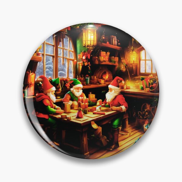 Item preview, Elves in the Workshop designed and sold by Zofia Sosnecka.