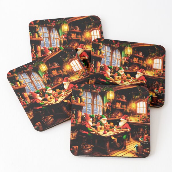 Item preview, Elves in the Workshop designed and sold by Zofia Sosnecka.