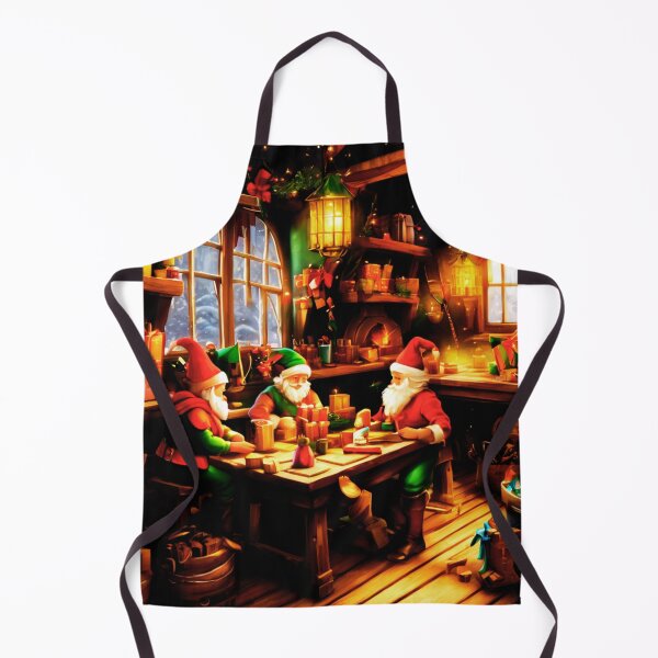 Item preview, Elves in the Workshop designed and sold by Zofia Sosnecka.
