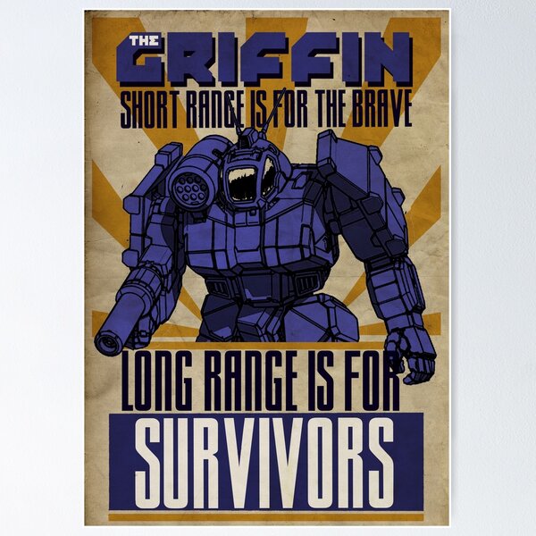 Item preview, Battletech 'Mechs: The Griffin designed and sold by Blunderstated.