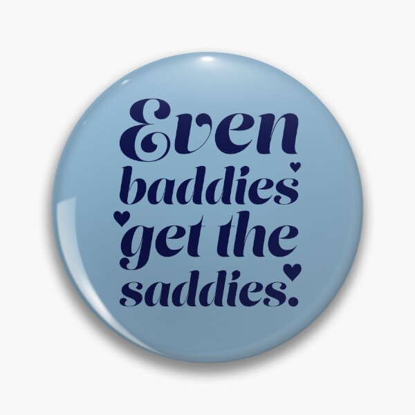 Item preview, Even Baddies Get the Saddies - Navy Blue designed and sold by sillyjess.