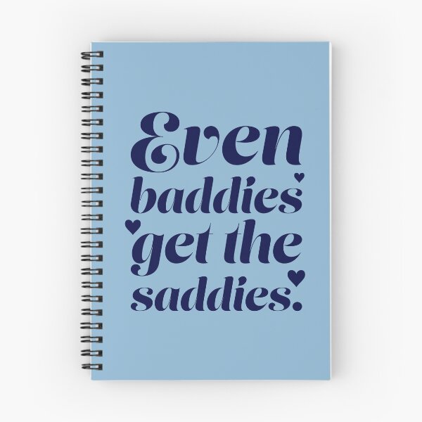 Item preview, Even Baddies Get the Saddies - Navy Blue designed and sold by sillyjess.