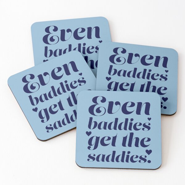 Item preview, Even Baddies Get the Saddies - Navy Blue designed and sold by sillyjess.