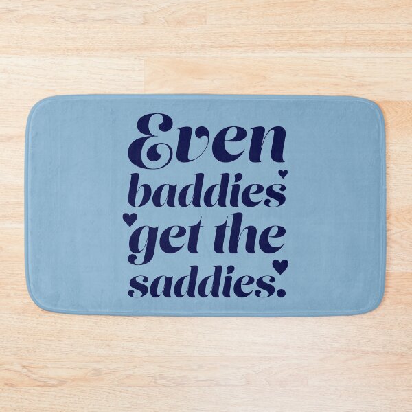 Item preview, Even Baddies Get the Saddies - Navy Blue designed and sold by sillyjess.