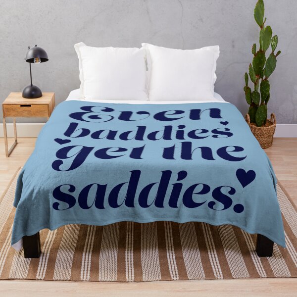 Item preview, Even Baddies Get the Saddies - Navy Blue designed and sold by sillyjess.