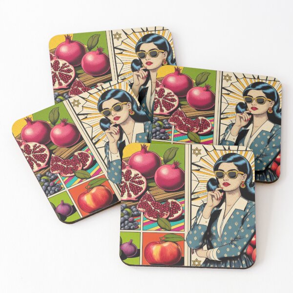Item preview, Glam Pomegranate Jewess designed and sold by makomsheli.