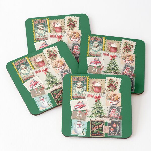 Item preview, Postage Christmas Stamps designed and sold by loveforallages.