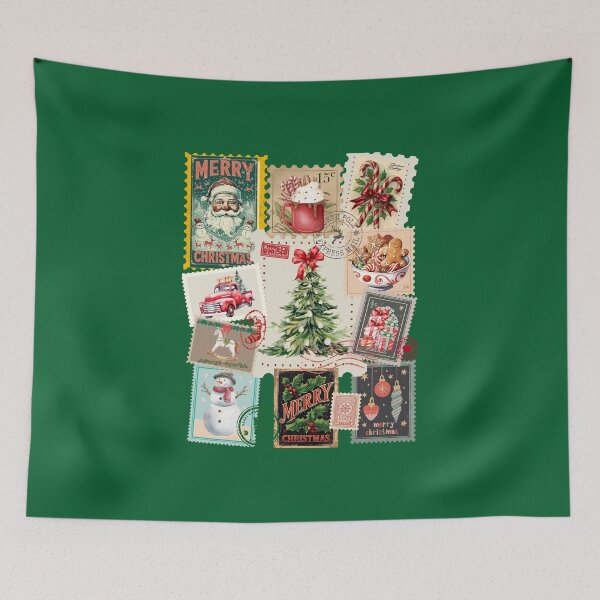 Item preview, Postage Christmas Stamps designed and sold by loveforallages.