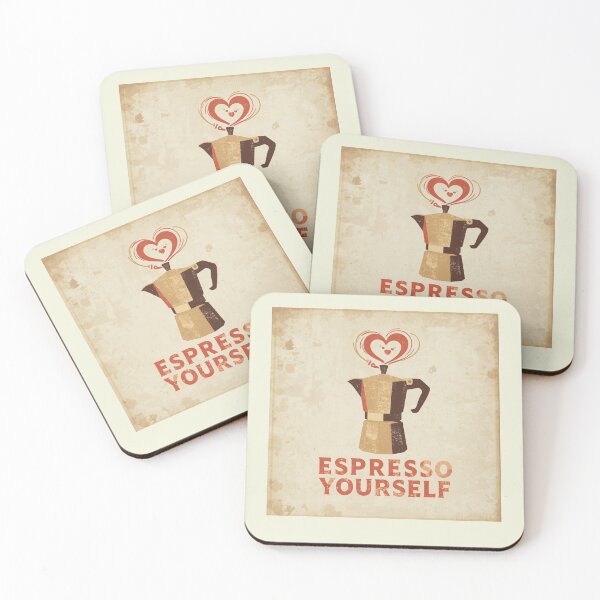 Artikelvorschau, Espresso Yourself – Vintage-Espresso-Liebhaber, italienisches Kaffee-Design: Buongiorno Italia entworfen und verkauft von Sun Sand & Sea Art.