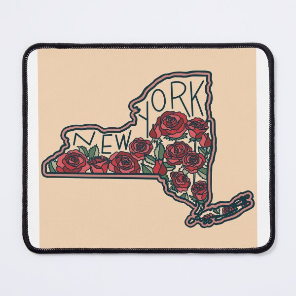 Item preview, New York State Flower Rose Square designed and sold by jordannic.