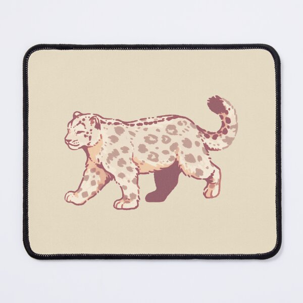 Item preview, Snow Leopard, pastel stylized illustration designed and sold by Magnificent Lizard.