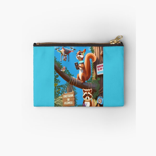 Item preview, Viral Squirrel–Influencer Art Print in The Style Of Forest Stars Of Social Networks | Fancy Design of Cyber Squirrels in tmon Headphones, From Felia designed and sold by Felia001.