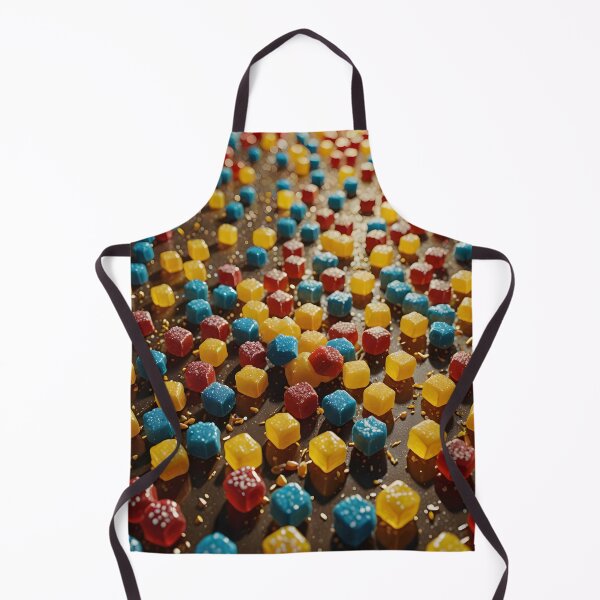 Item preview, Sweet Spectrum – Colorful Jelly Candy Cubes designed and sold by PawPrintedArt.