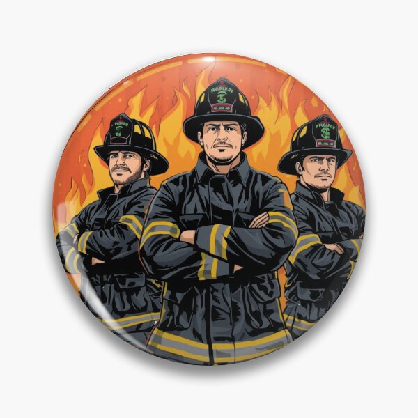 Item preview, Hot Job Cool Crew | Funny Firefighter designed and sold by SirensandSteel.