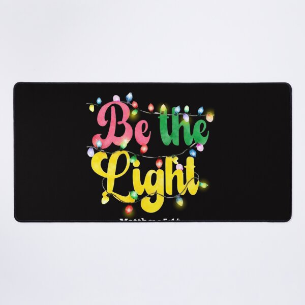 Item preview, be the light Christmas - bible verse matthew 5:14 designed and sold by loveforallages.