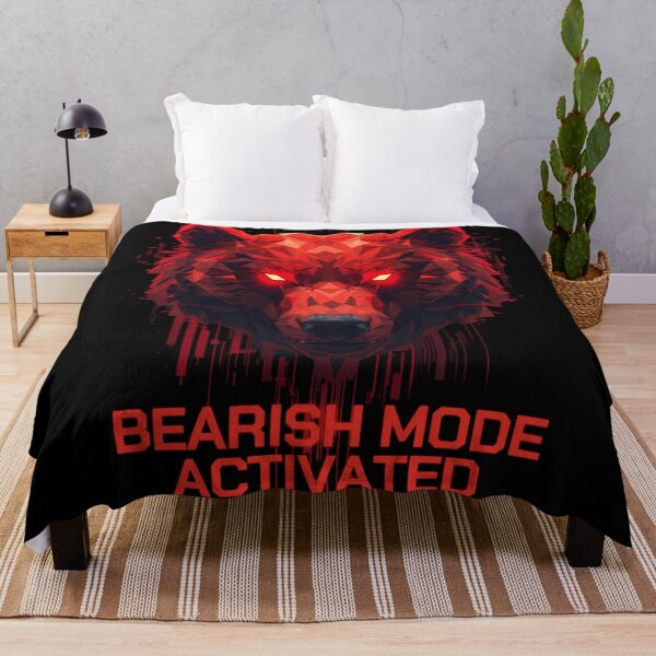 Item preview, Bearish Mode Activated, Trader & Crypto Market Sticker designed and sold by Moodune.