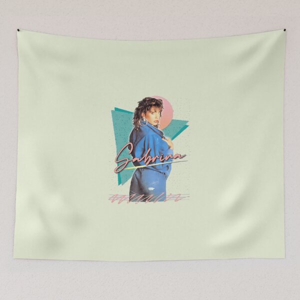 Item preview, Sabrina-80S-Italo-Fan-Design-T-Shirt designed and sold by ValerieKohler43.