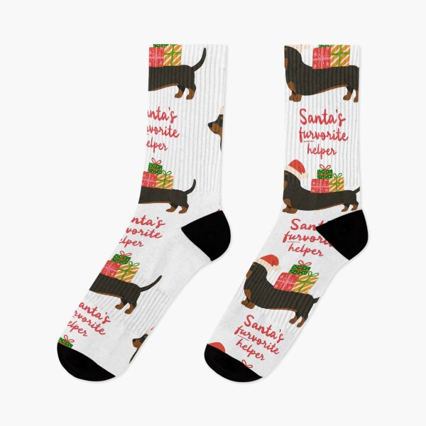 Item preview, Santa's Favorite Helper - Dachshund  designed and sold by blackdogbuckeye.
