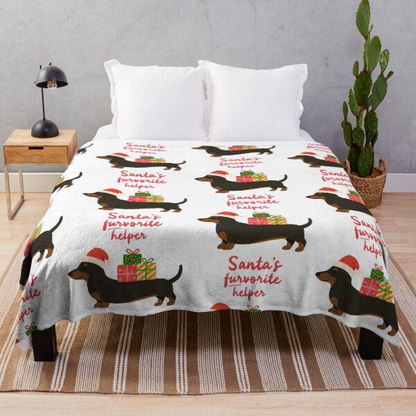 Item preview, Santa's Favorite Helper - Dachshund designed and sold by blackdogbuckeye.