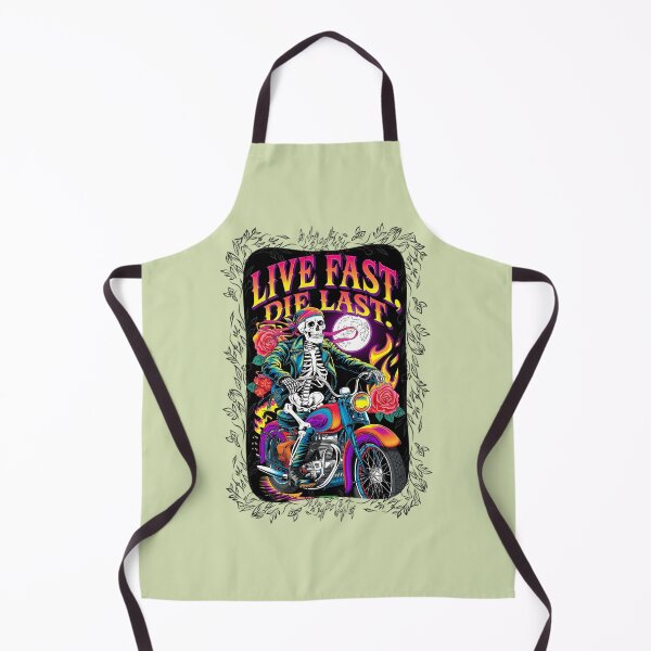 Item preview, Live-Fast-Die-Last.-Cool-Biker-Design designed and sold by ValerieKohler43.