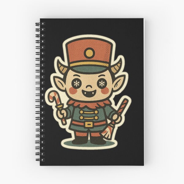 Item preview, Retro Christmas Horror Characters – Devilish Elf – Vintage • Spooky Cute designed and sold by JacobKAurumhead.