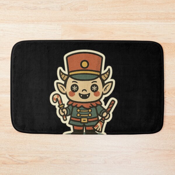 Item preview, Retro Christmas Horror Characters – Devilish Elf – Vintage • Spooky Cute designed and sold by JacobKAurumhead.