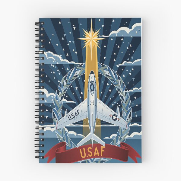 Item preview, USAF Art Deco Christmas Edition designed and sold by Skyframe Aviation.