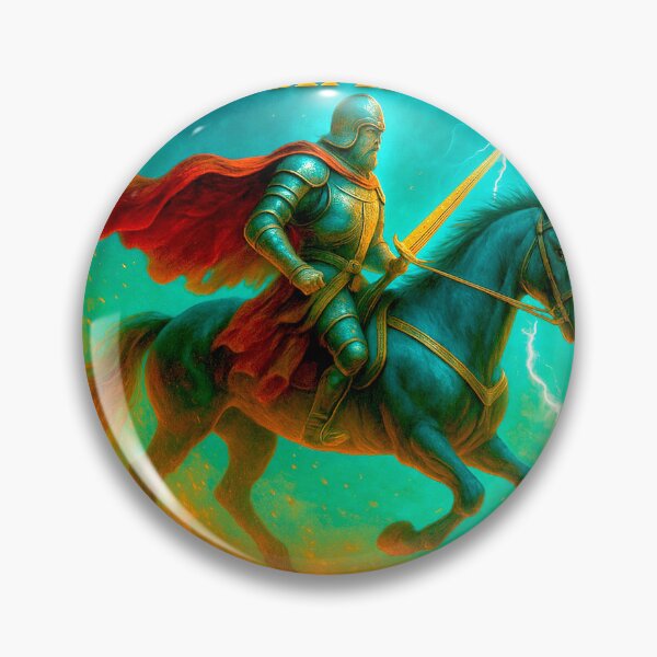 Item preview, Scythian Spirit — Cinematic Warrior of Fire and Storm | Epic Mythic Fantasy Art by YKYPEH designed and sold by YKYPEH-Studios.