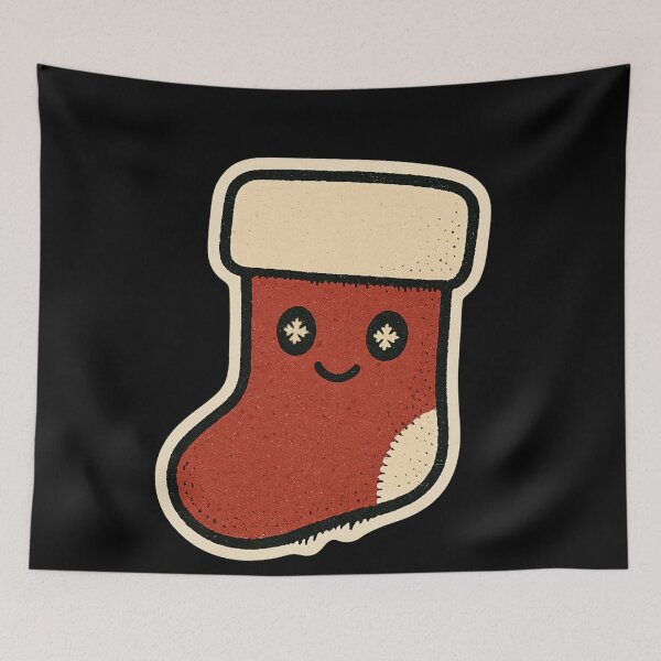 Item preview, Retro Christmas Horror Characters – Smiling Stocking – Vintage • Spooky Cute designed and sold by JacobKAurumhead.