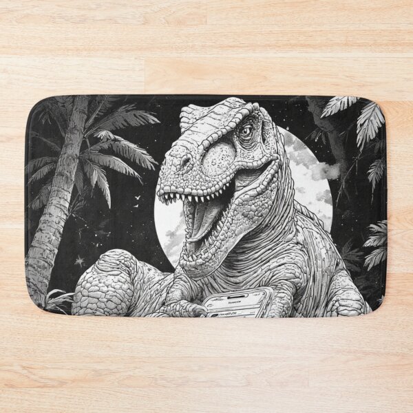 Item preview, T-Rex Tweeting Under the Full Moon designed and sold by YAM716.