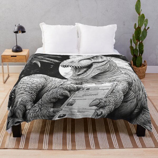 Item preview, T-Rex Tweeting Under the Full Moon designed and sold by YAM716.