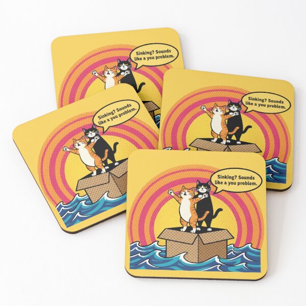 Item preview, Titanic Cat — “Sinking? Sounds like a your problem.” designed and sold by catastrocat.