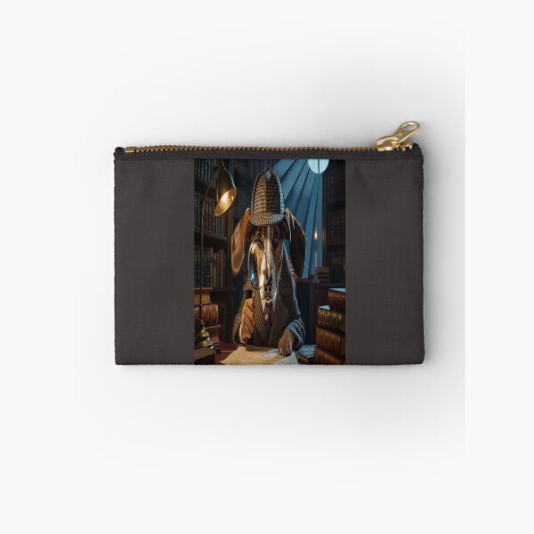 Item preview, Detective Dog Sherlock - Mystical Steampunk Print By Felia designed and sold by Felia001.