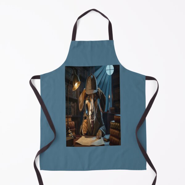 Item preview, Detective Dog Sherlock - Mystical Steampunk Print By Felia designed and sold by Felia001.
