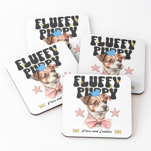 Item preview, Fluffy Puppy – So fluffy it makes you smile designed and sold by Herbys Kreativwelt.