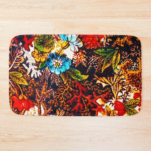 Item preview, Autumn Coral Bloom – William Kilburn Printed Cotton designed and sold by WheelieGdArt.