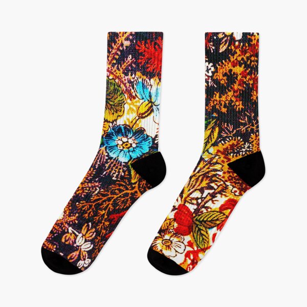 Item preview, Autumn Coral Bloom – William Kilburn Printed Cotton designed and sold by WheelieGdArt.