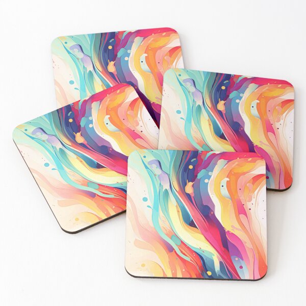 Item preview, Abstract Art Accessories - Explosion of Vibrant Colors - Unique and Modern Designs designed and sold by XNewStore.